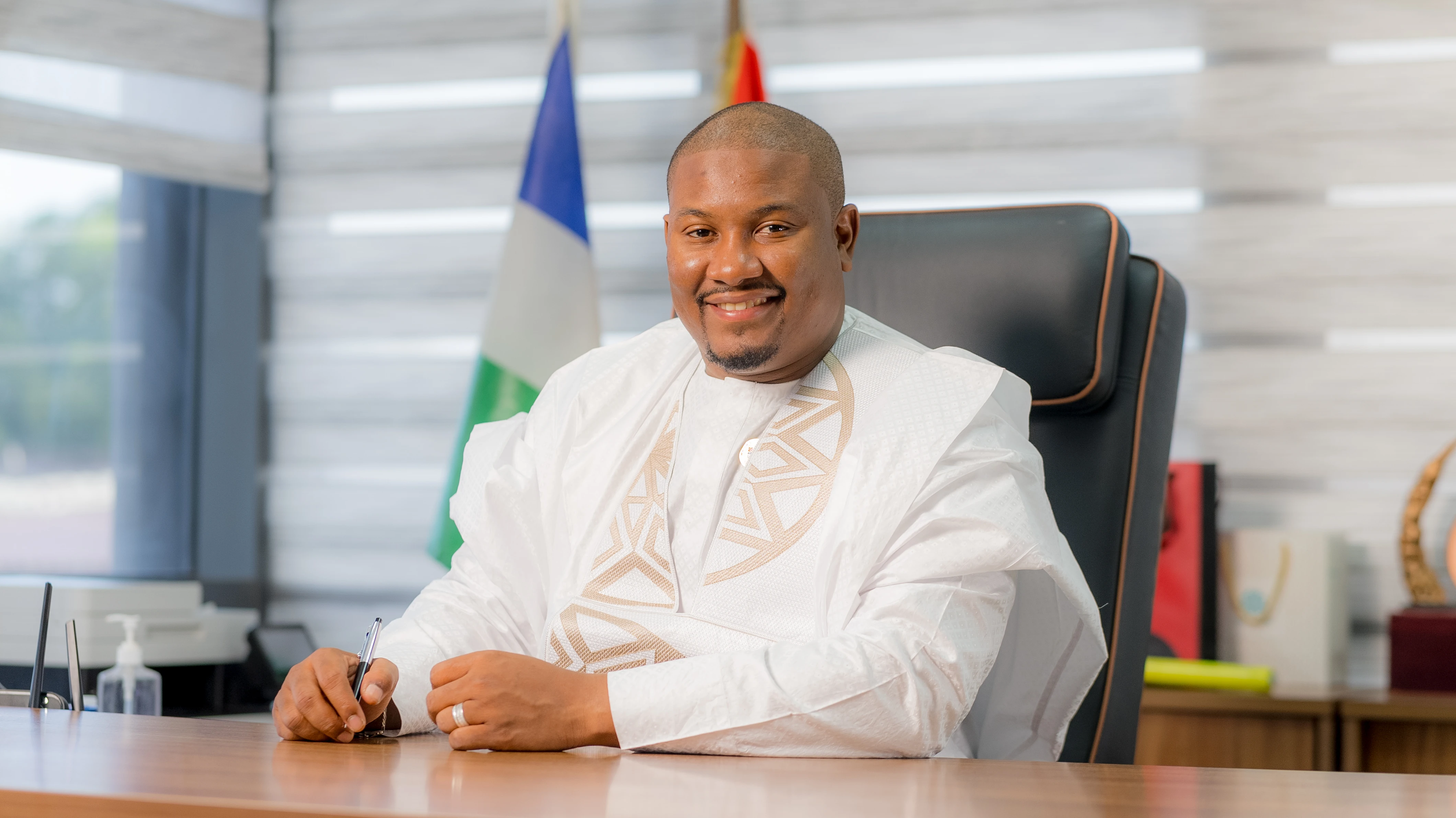Portrait of Talib Ahmed Bensouda, National Chairperson & Flagbearer of the Unite Movement for Change
