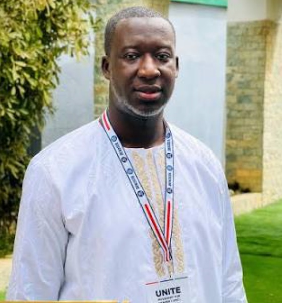 Portrait of Ebrima Dibba, National President